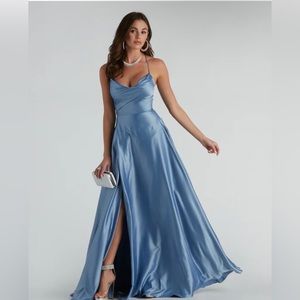 Kailey Formal Lace-Up A-Line Dress